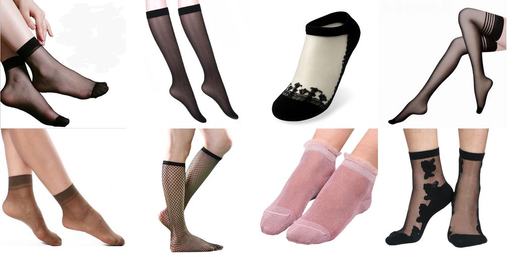 women socks transparent